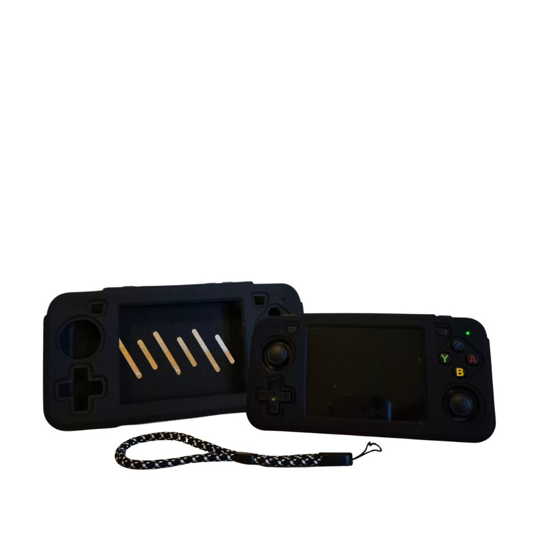 Rubber/Silicone Beschermhoes Zwart - R36H Handheld - Anti-Val