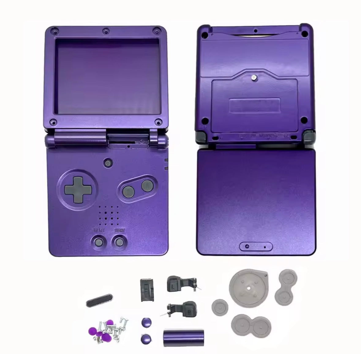 Game Boy Advance SP Body Shell Paars | Vervangende Behuizing voor GBA SP