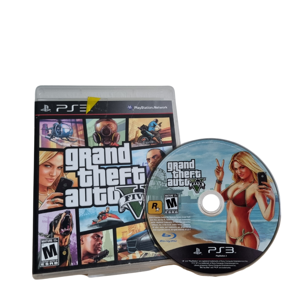GTA 5 - Grand Theft Auto V - PS3 Game