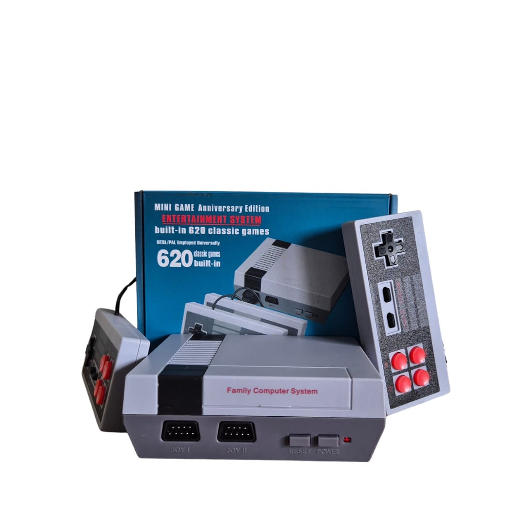 Retro TV Gameconsole Met 620 Videogames | AV-uitgang | Plug-And-Play