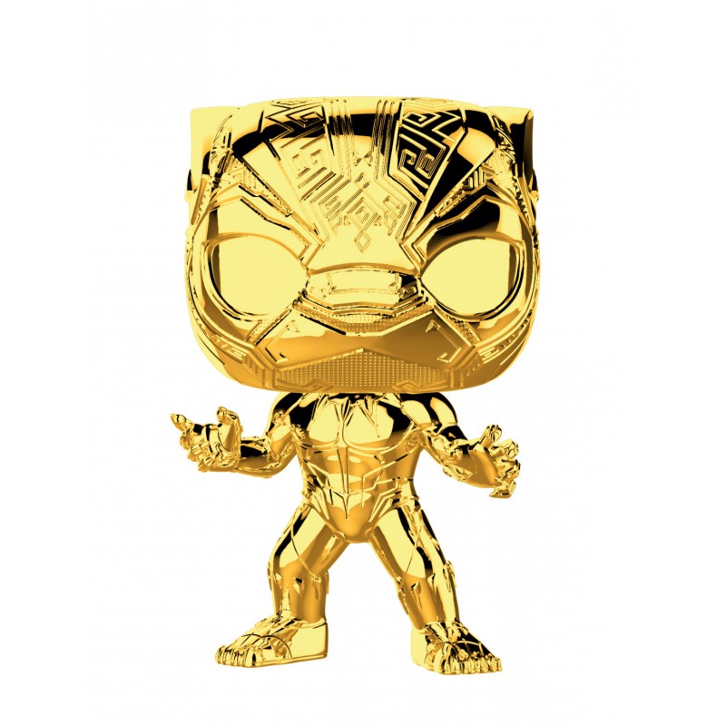 Funko Pop! Vinyl | Marvel Black Panther (Goud) 10 year Anniversary #383