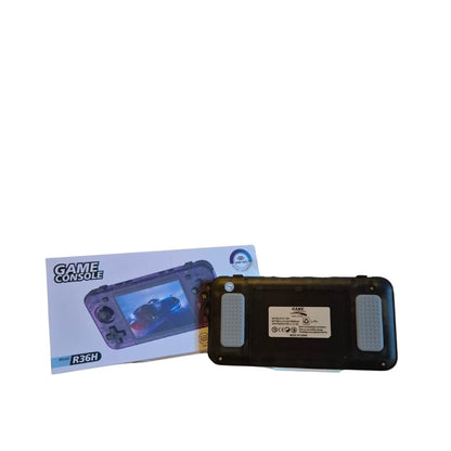 R36H 64GB Opslag | Retro Handheld Console | WIFI | Linux Systeem | Zwart Transparant