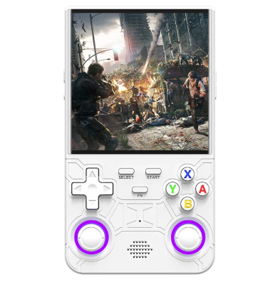 R36S Ultra 64GB Opslag | Retro Handheld Console | WIFI | Linux Systeem | Wit