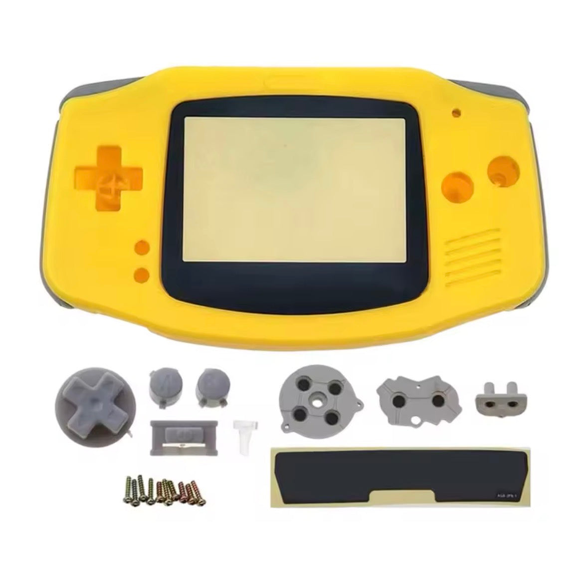 Game Boy Advance Body Shell Geel | Vervangende Behuizing voor GBA