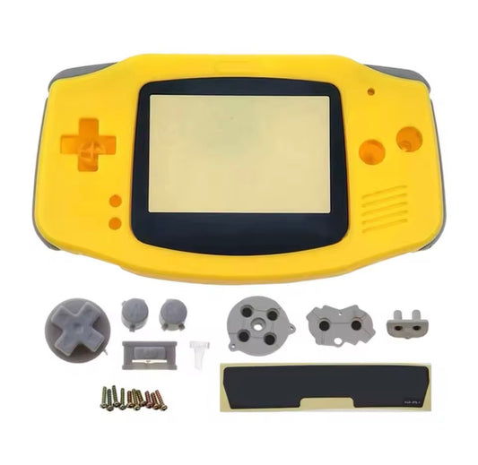 Game Boy Advance Body Shell Geel | Vervangende Behuizing voor GBA
