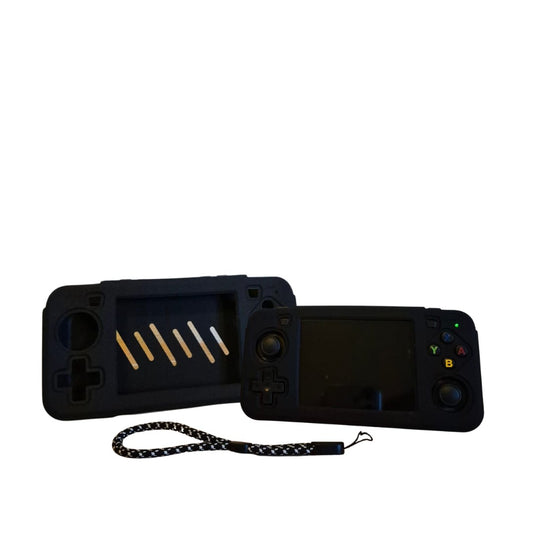 Rubber/Silicone Beschermhoes Zwart - R36H Handheld - Anti-Val