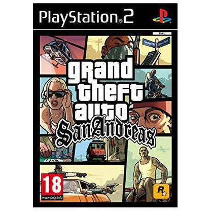 Grand Theft Auto: San Andreas - PS2 Game