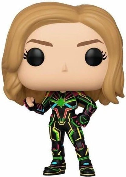 Funko Pop! Vinyl | Marvel Captain Marvel - Captain Marvel (Neon Suit Glow in the Dark) #516