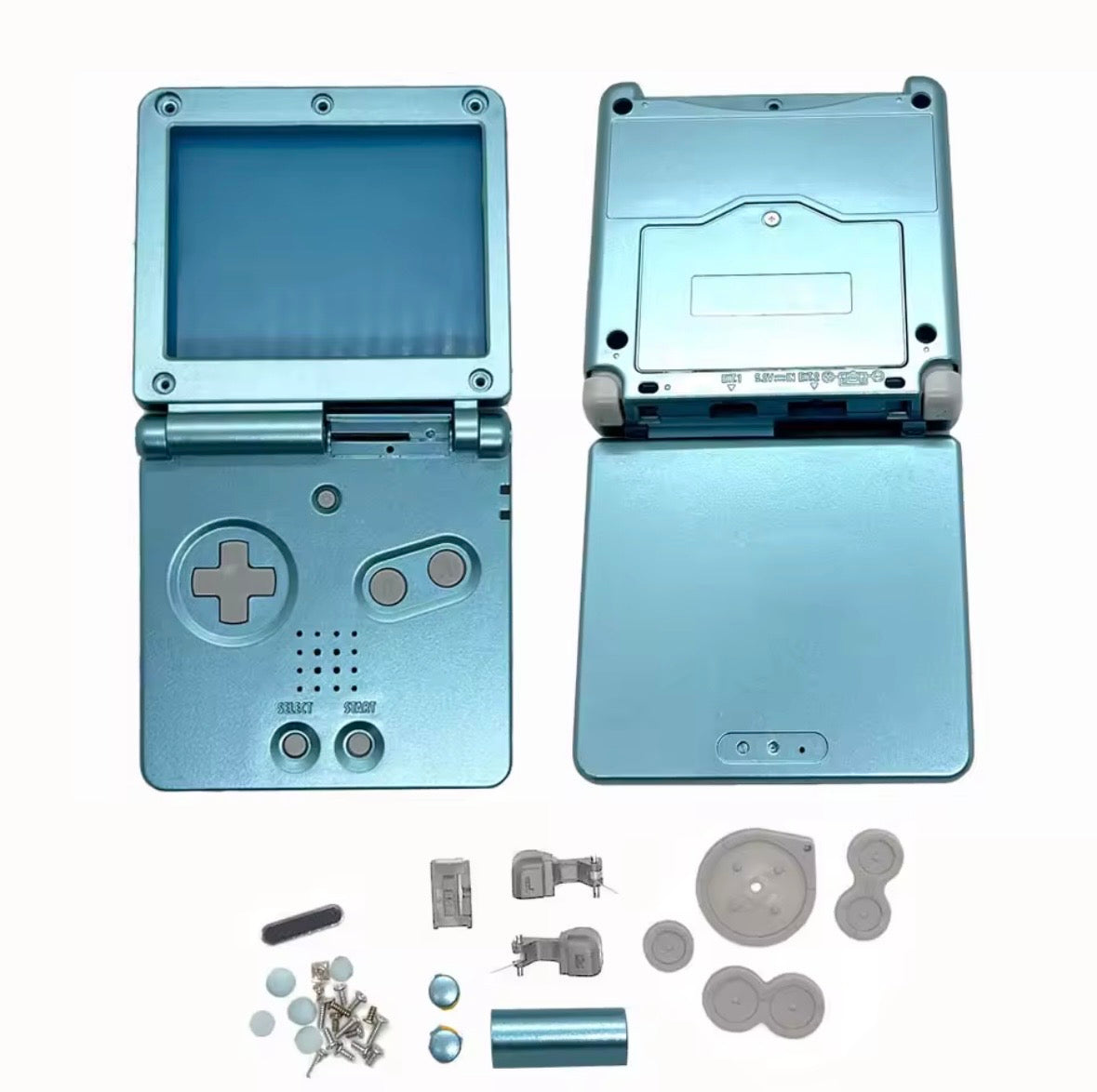 Game Boy Advance SP Body Shell Licht Blauw | Vervangende Behuizing voor GBA SP
