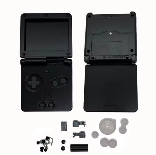 Game Boy Advance SP Body Shell Zwart | Vervangende Behuizing voor GBA SP