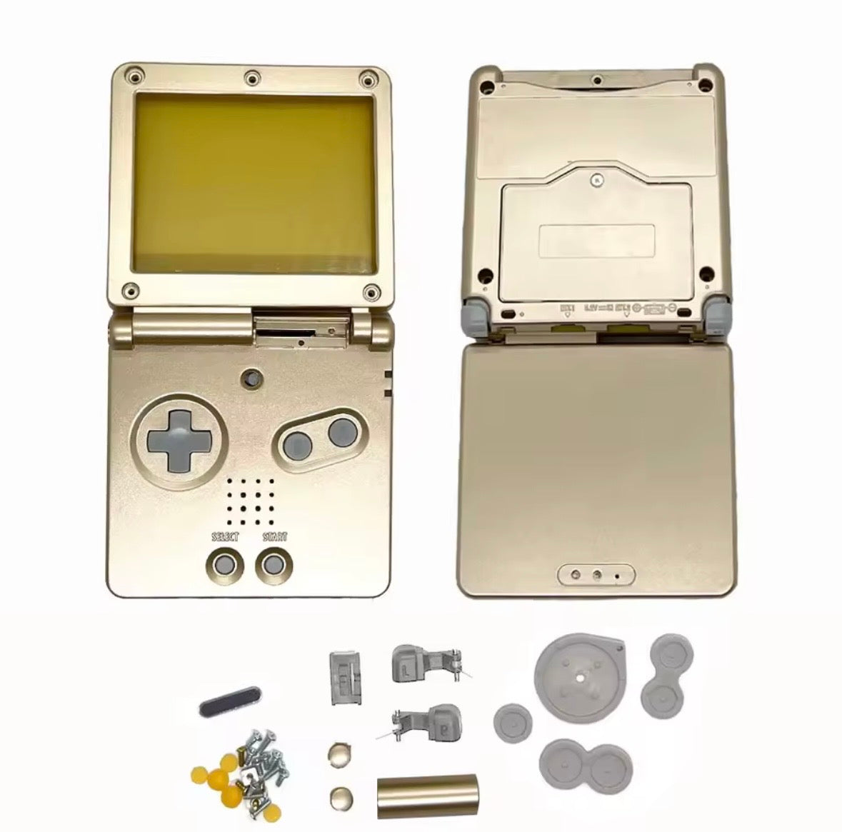 Game Boy Advance SP Body Shell Goud | Vervangende Behuizing voor GBA SP