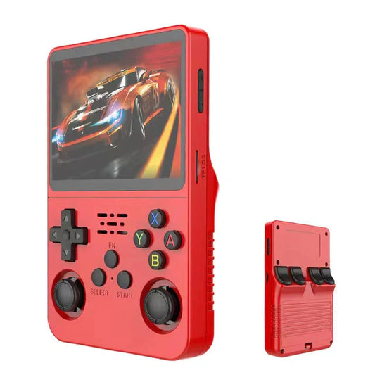 R36S 64GB Opslag | Retro Handheld Console | WIFI | Linux Systeem | Rood