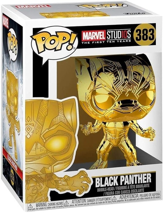 Funko Pop! Vinyl | Marvel Black Panther (Goud) 10 year Anniversary #383