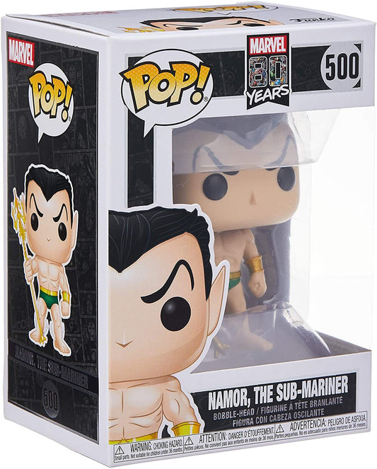 Funko Pop! Vinyl | Marvel Namor The Sub-Mariner 80 Years Edition #500