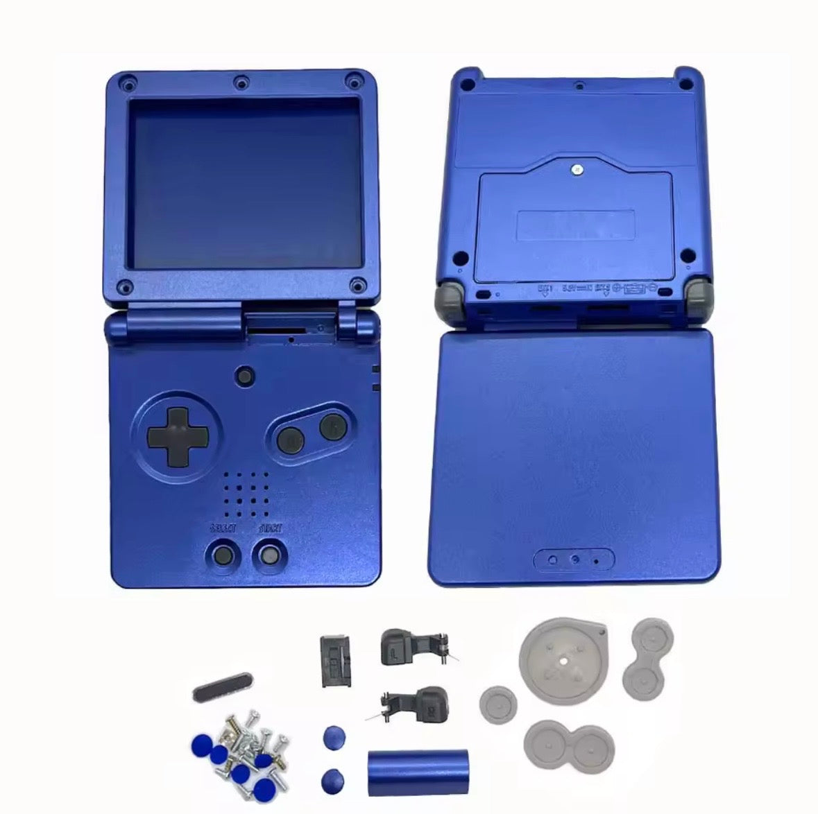 Game Boy Advance SP Body Shell Blauw | Vervangende Behuizing voor GBA SP