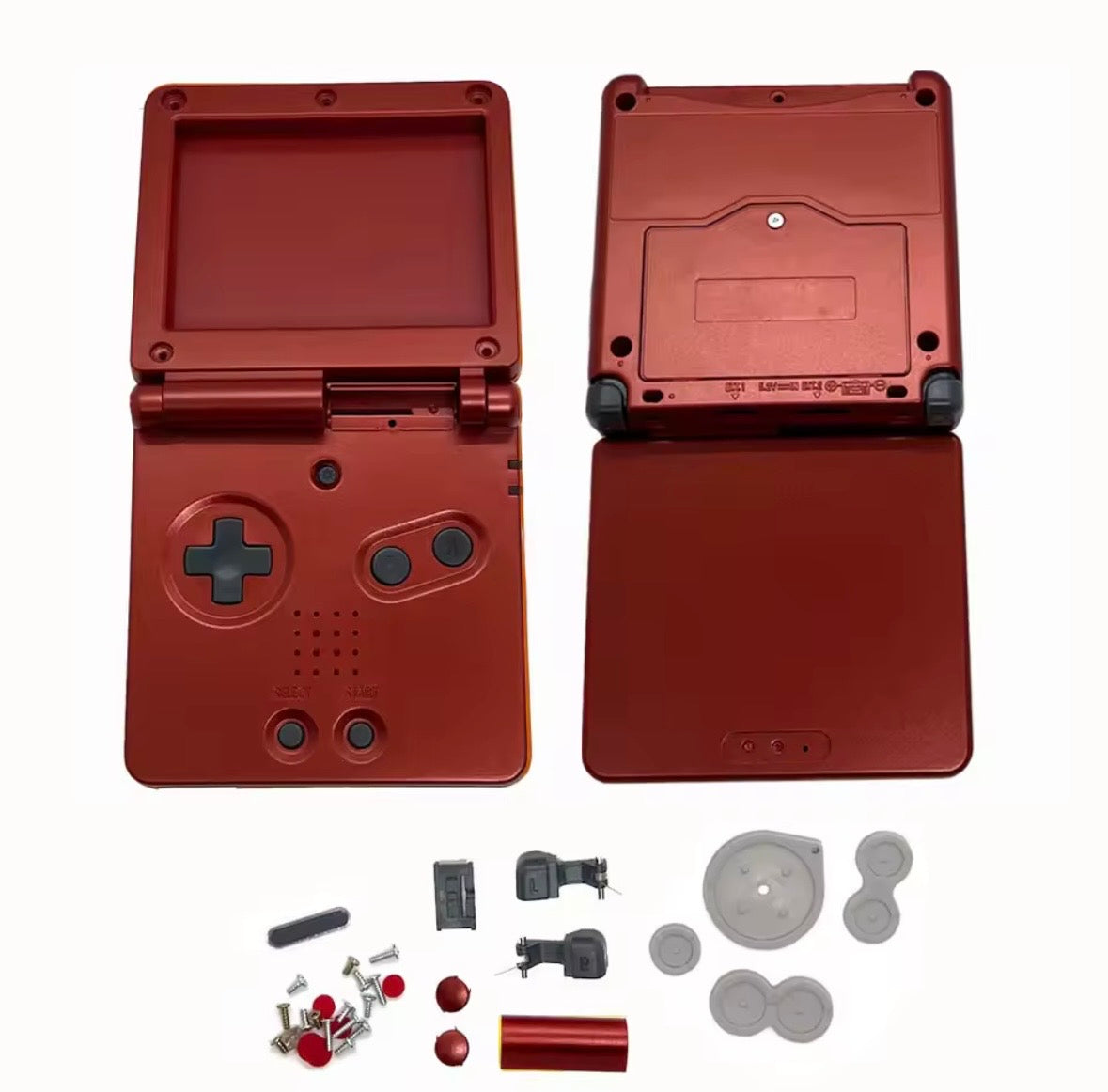 Game Boy Advance SP Body Shell Rood | Vervangende Behuizing voor GBA SP