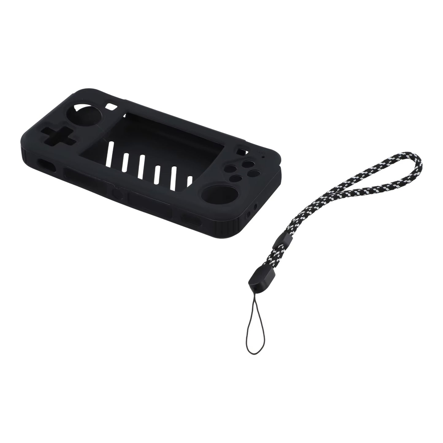 Rubber/Silicone Beschermhoes Zwart - R36H Handheld - Anti-Val