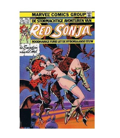 Red Sonja, De Stormachtige Avonturen Nummer 5 (Marvel)