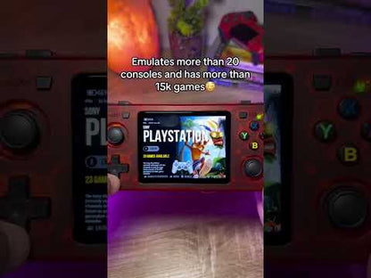 R36H 64GB Opslag | Retro Handheld Console | WIFI | Linux Systeem | Zwart Transparant