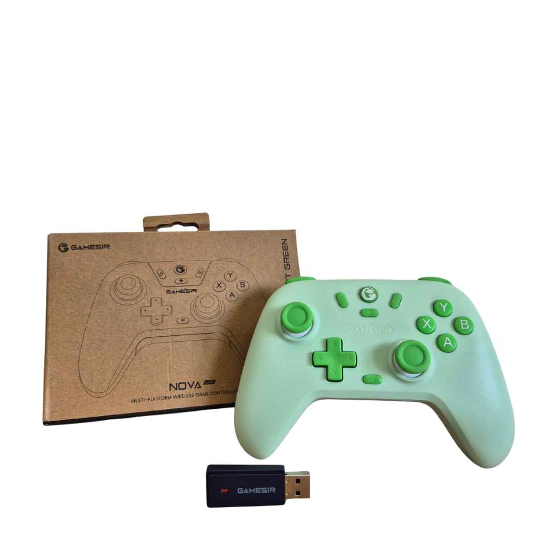 Gamesir T4 Nova Lite Groen| Draadloze Bluetooth Game Controller | + Stofdichte Opbergkoffer | Geschikt voor: Android, iOS, PC, STEAM, Nintendo Switch