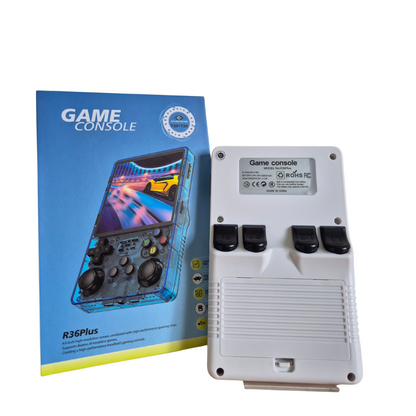 R36 Max 64GB Opslag | Retro Handheld Console | WIFI | Linux Systeem | Wit